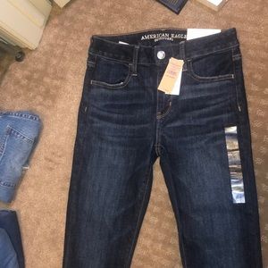 American Eagle dark blue size 4 jeans